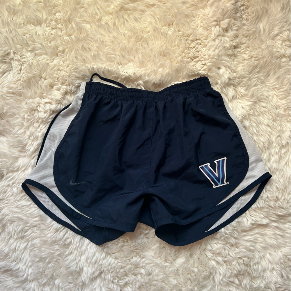 Nike Navy and White Athletic Shorts